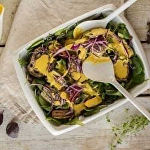 Vegan Salad with Roasted Veggies