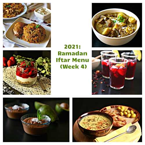 2021: Ramadan Iftar Menu (Week 4) - :: Nutrizonia ::