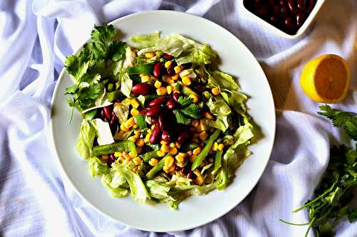 Crunchy Red Beans Salad - :: Nutrizonia ::