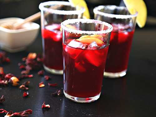 Green Apples with Ginger Hibiscus Iced Tea - :: Nutrizonia ::