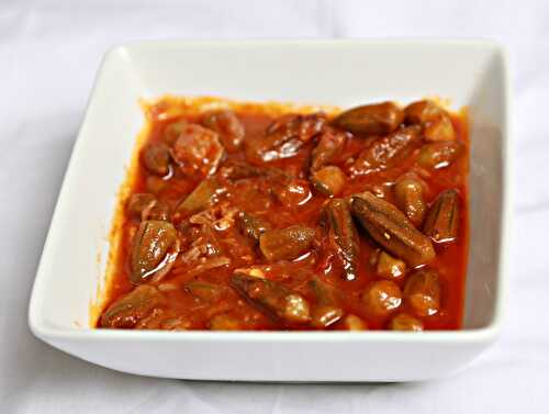 Okra stew with lamb meat (Bamya bel lahmeh) - :: Nutrizonia ::