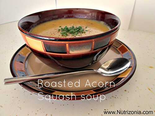 Roasted Acorn Squash Soup - :: Nutrizonia ::