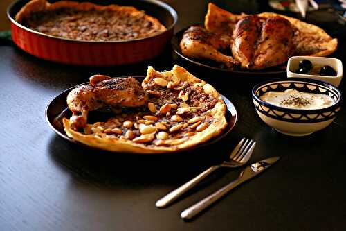 Roasted Chicken with Sumac over Taboon Bread (Musakhan) - :: Nutrizonia ::