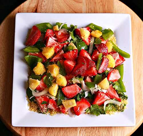 Strawberry salad with bulgur - :: Nutrizonia ::