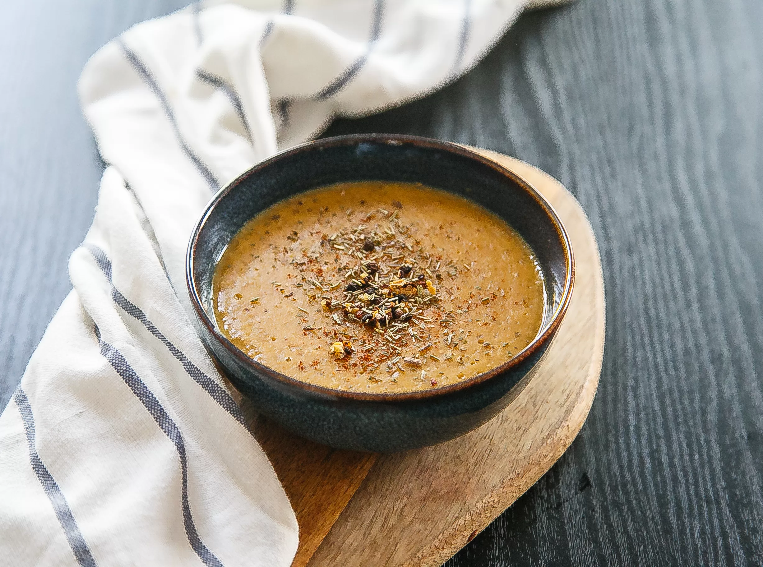Healthy Sweet Potato Freekeh Soup