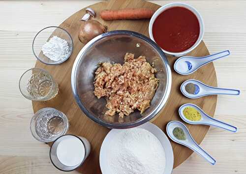 Minced meat pancakes