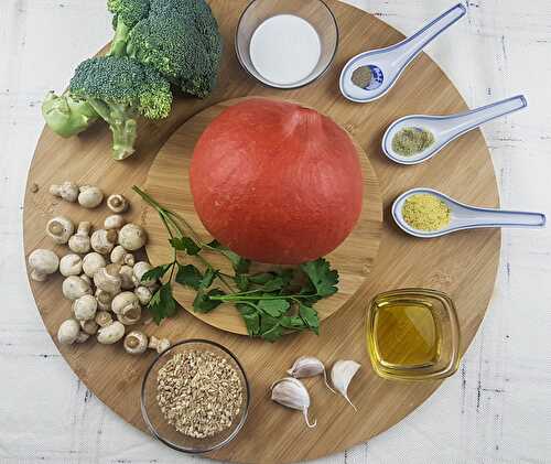 Stew with Hokkaido pumpkin and cereals