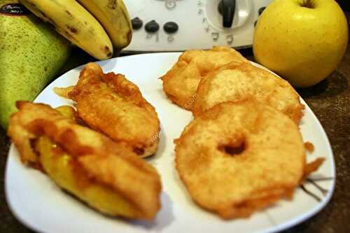 Apple Donuts and Banana Donuts with the thermomix, made in 7 minutes.