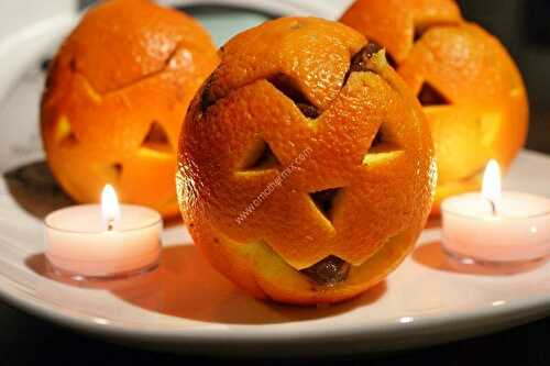Halloween orange and chocolate mousse with the thermomix, made in 5 minutes.