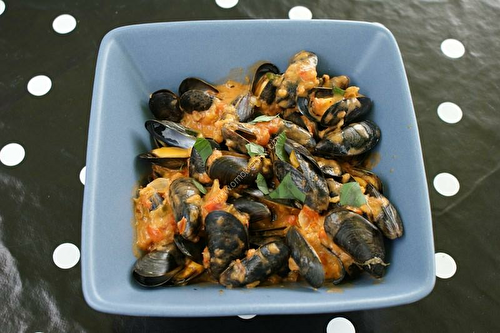 Provencal mussels with the thermomix, made in 10 minutes.