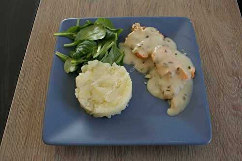Salmon fillet with the thermomix, made in 2 minutes.