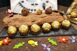Recipe of the day : Ferrero rocher Christmas log
