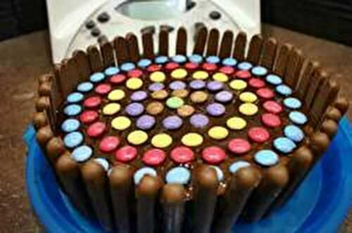 New recipe : Chocolate Smarties Finger Cake