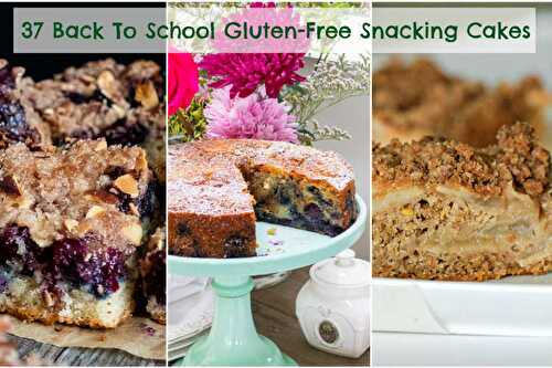 37 Back to School Gluten Free Snacking Cakes