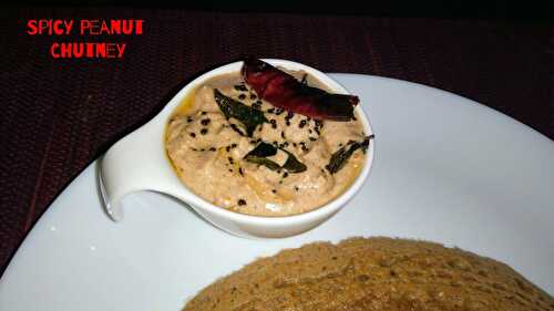 Spicy Peanut Chutney