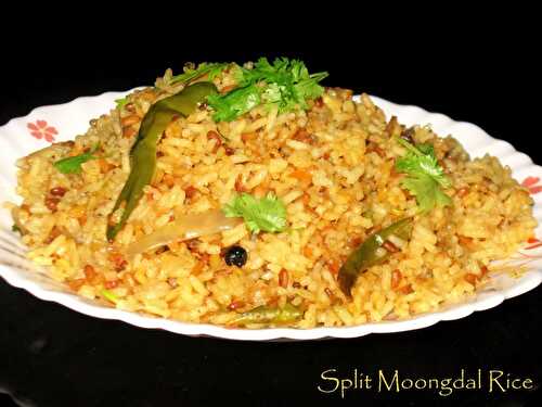 Easy Moong Dal Rice Recipe | Hesaru Bele anna Recipe