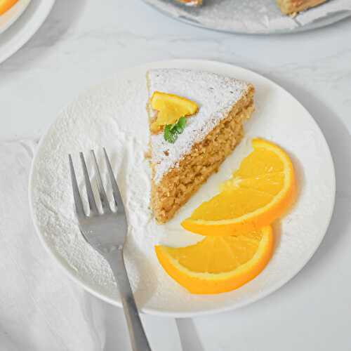 Low fat Spiced Orange Cake Recipe