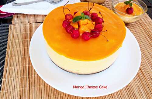 Mango Cheese Cake Recipe