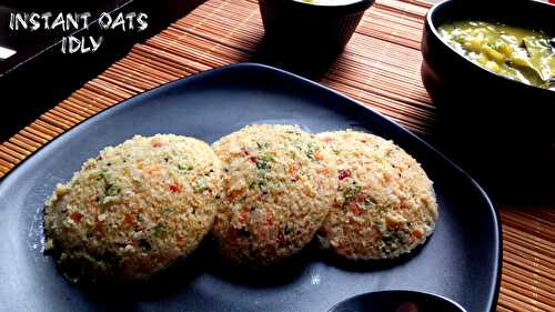 Instant Oats Idli