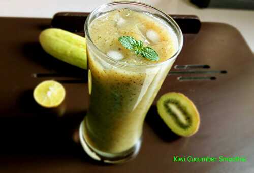 Kiwi Cucumber Smoothie