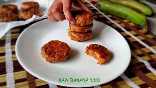 Raw Banana Tikki Recipe
