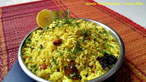 Masala Lemon Rice | Nimbe huli Chitranna