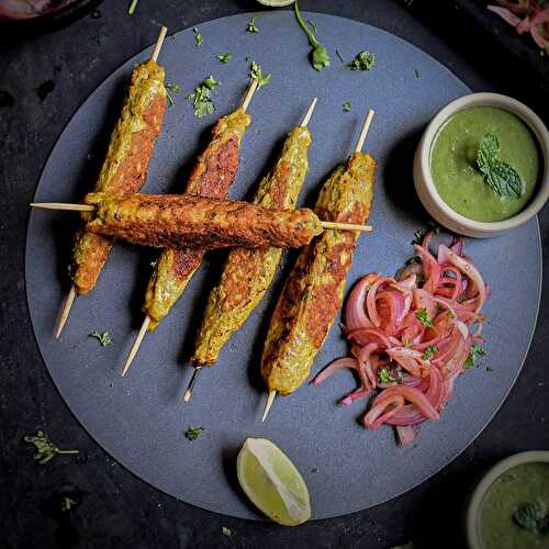 Seekh Kebab | Easy Chicken Seekh Kebab