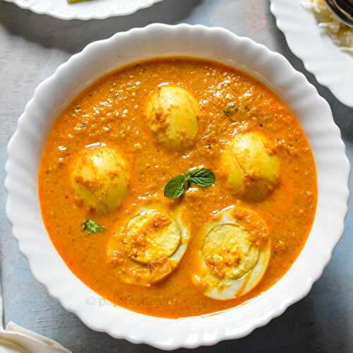 Egg Gravy Recipe - Karnataka Style