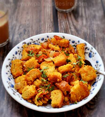 Bread Upma Recipe