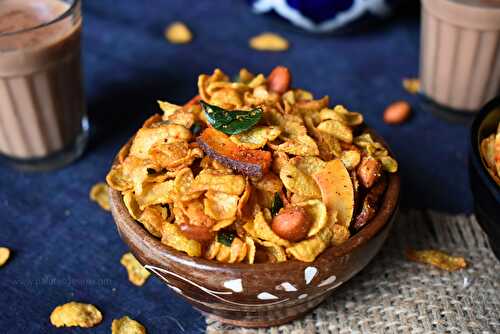 Cornflakes Chivda | Cornflakes Namkeen