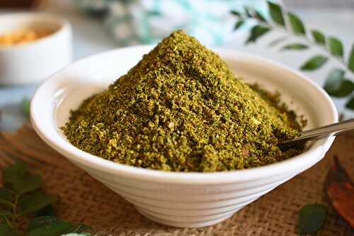 Curry leaves powder | Karivepaku Podi