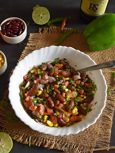 Kidney bean salad recipe | Rajma Salad