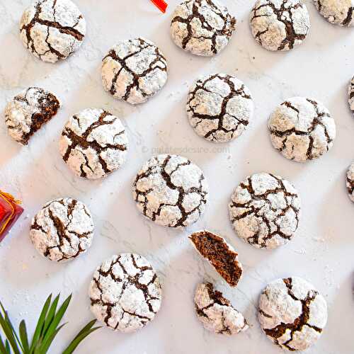 Chocolate Crinkle Cookies