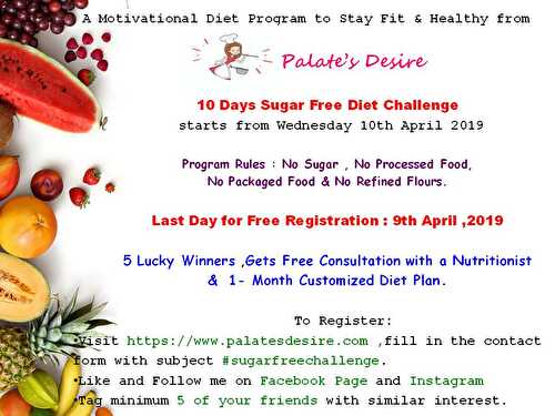 10 Day Sugar Free Program