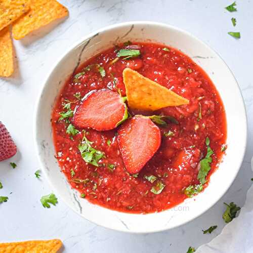 Strawberry Salsa Dip Recipe