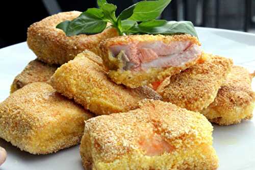 Andrea’s glutenfreie Lachs-Fischstäbchen – Andrea’s gluten-free Salmon Fishfingers – Pane Bistecca