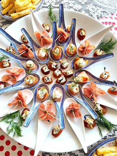 Apero Platte mit drei verschiedenen Fingerfood – Starter Plate with three different Finger-food – Pane Bistecca