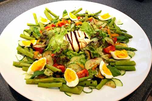 Bunter Sommer Salat mit handgemachter Burrata – Colorful Summer Salad with handmade Burrata – Pane Bistecca