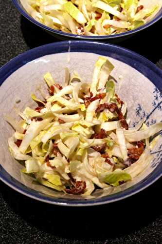 Chicoréesalat mit Speck – Chicory Salad with Bacon – Pane Bistecca