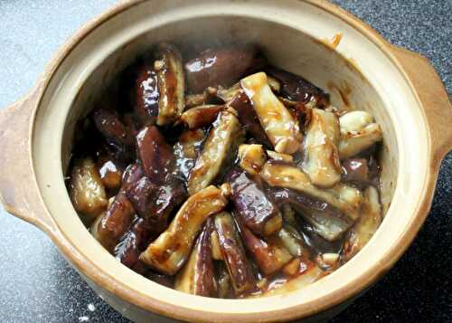 Chinesische Knoblauch Auberginen – Chinese Garlic Eggplants – Pane Bistecca