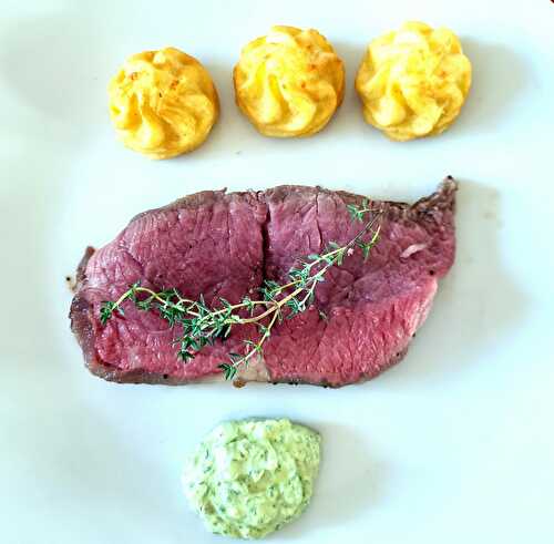 Einfaches Roastbeef mit grüner Kräutersauce – Simple Roastbeef with green Herb Sauce – Pane Bistecca