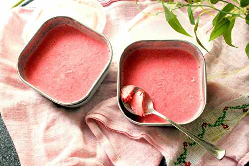 Erdbeer-Glace – Strawberry Ice-Cream – Pane Bistecca