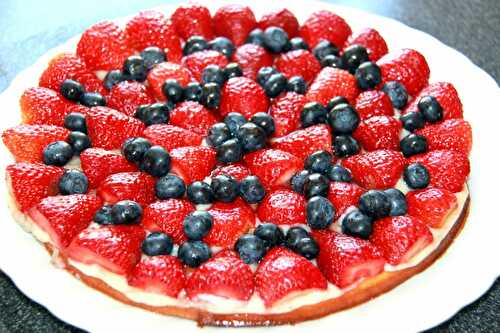 Erdbeer-Heidelbeer Torte – Strawberry-Blueberry Cake – Pane Bistecca