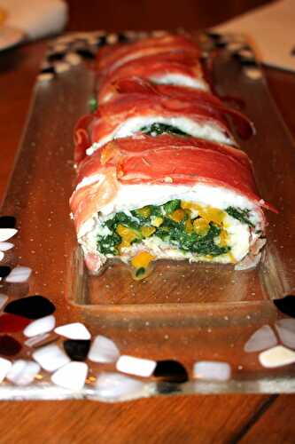 Fischroulade mit Spinat und Peperoni – Fish Roulade with Spinach and Capsicum – Pane Bistecca