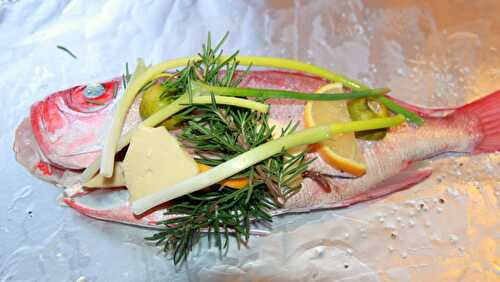 Folien-Fisch vom Grill – Foil-Fish from the Grill – Pane Bistecca