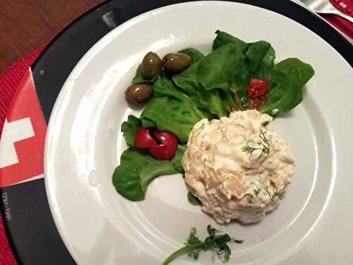 Garnelen und geräucherter Lachs Tartar – Shrimps and smoked Salmon Tartar – Pane Bistecca