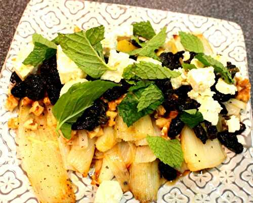 Gedämpfter Lauch mit Topping – Steamed Leek with Topping – Pane Bistecca