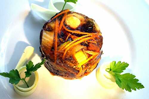 Gemüse Sülzli – typisch Schweizerisch – Vegetable Aspic – typically Swiss – Pane Bistecca