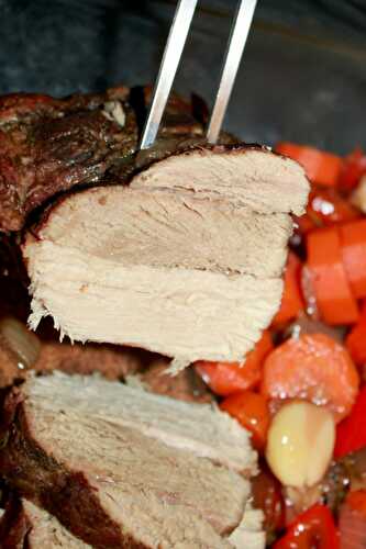 Geschmorte Schweinebacke – Braised Pork Cheek – Pane Bistecca