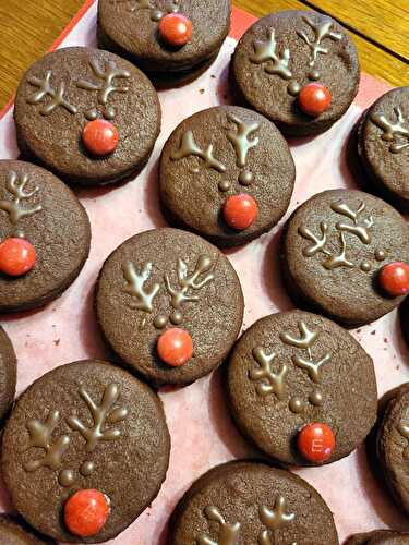 Glutenfreie Schoggi-Rentier Guetsli – Gluten-free Chocolate Reindeer Cookies – Pane Bistecca